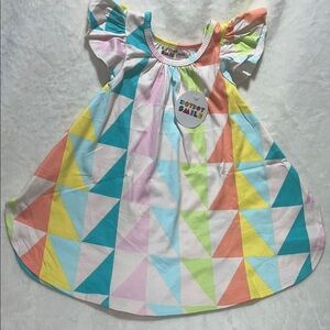 Dot Dot Smile Swing Assorted NWT Size 12/24M Colorful Geometric Kids Dress